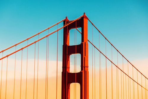 Tour et câbles du Golden Gate, San Francisco, États-Unis
