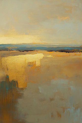 Braun und Gold am Himmel