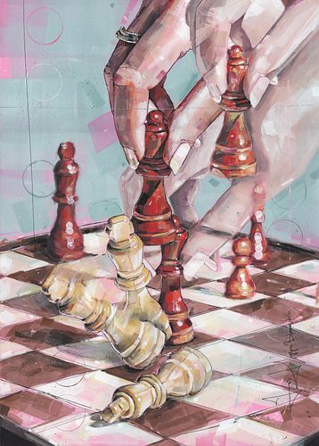 Checkmate painting.