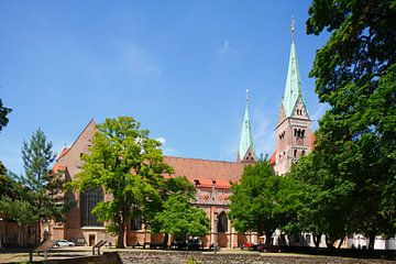 Dom van Augsburg , Oude Stad, Augsburg, Zwaben, Beieren, Duitsland, Europa I Augsburgse Domkerk , Au