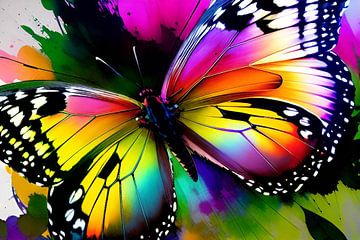 Papillon coloré : un jeu d'ailes de la diversité sur ButterflyPix