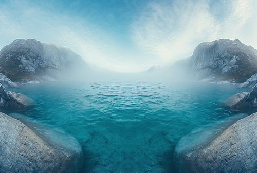 Mystical atmosphere on the Atlantic