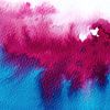 PurpleBlue | Aquarel schilderij van WatercolorWall