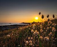 Sunset on the French coast