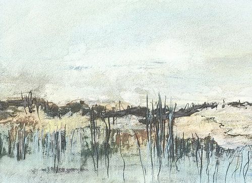 Grassen in het landschap