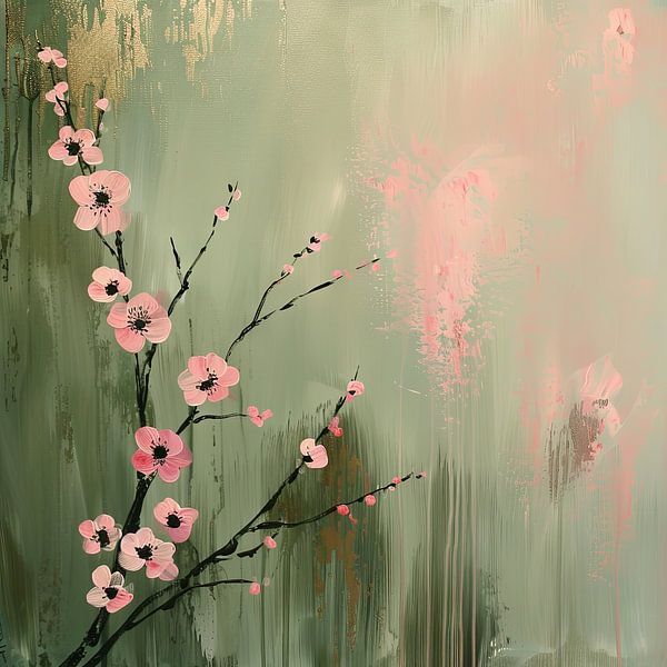 Kersenbloesems van Poster Art Shop