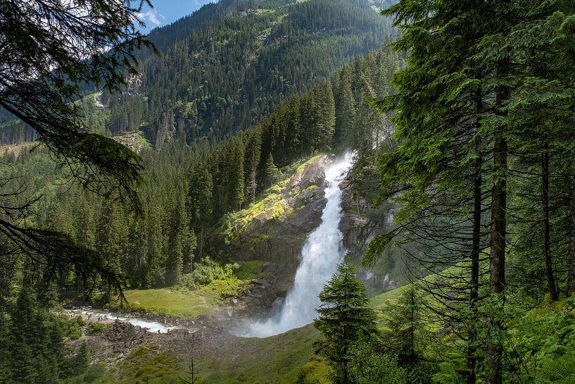 Krimmler waterfalls in Austria by Melissa Peltenburg