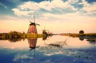 Molens Kinderdijk van John Monster thumbnail