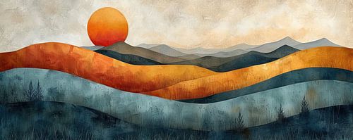 Teintes de sérénité crépusculaire