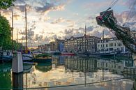 Wolwevershaven in Dordrecht by Dirk van Egmond thumbnail