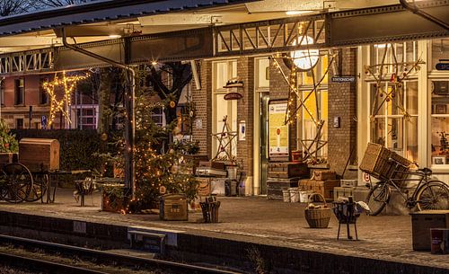 Kerstsfeer bij de Miljoenenlijn in Simpelveld