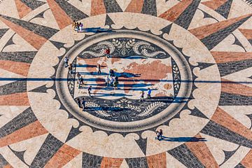 Mosaik Padrao dos Descobrimentos in Belém - Lissabon