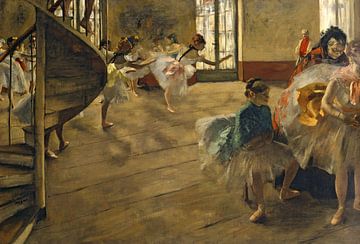 Edgar Degas,De repetitie, C.1877