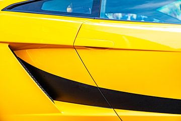 Lamborghini Gallardo Superleggera sportwagen detail luchtinlaat van Sjoerd van der Wal Fotografie