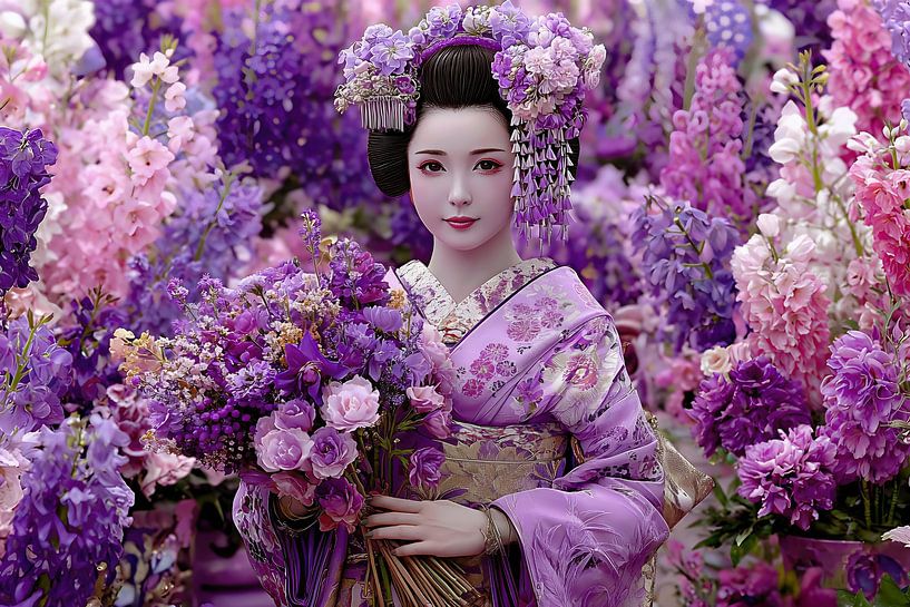 Picturesque Japan with Geisha by Egon Zitter