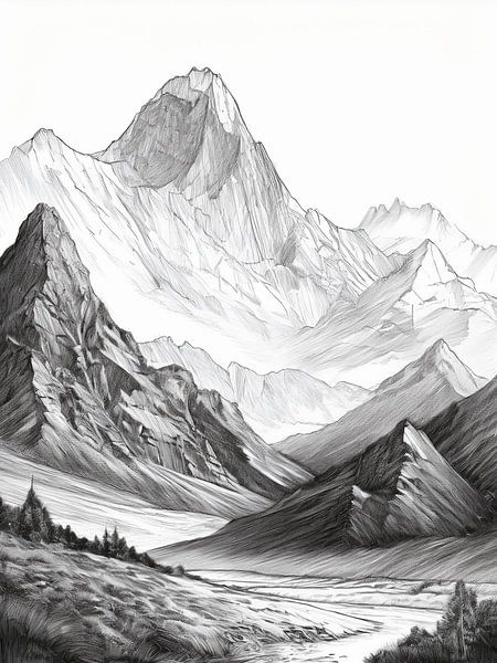 Mountains without sky by Björn Nelke