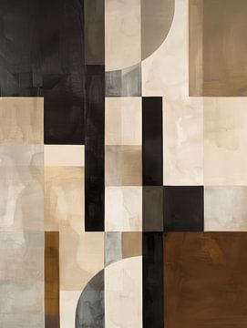 Abstracte vormen in Artdeco stijl van Studio Allee