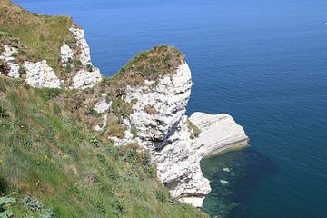 Falaises de craie à Ètretat sur Otto Kooijman