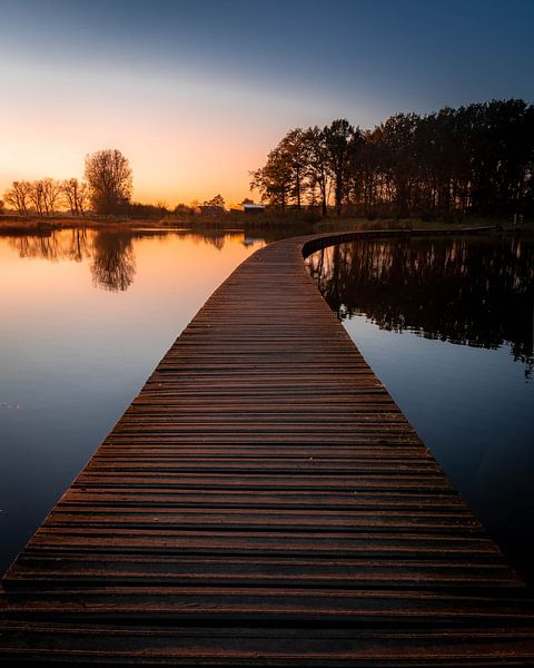 Sunset Boardwalk by Stefan Bauwens Photography