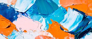 Farbenfrohe Abstraktion – Dynamische Strukturen von Poster Art Shop