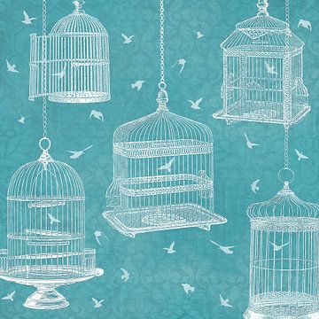 Bird cages van Joan Engels