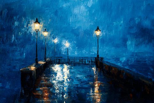 Nacht in de haven