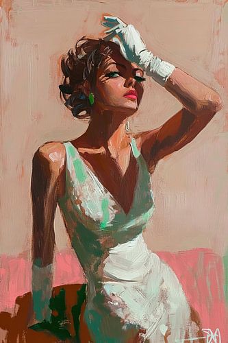 De diva met groene ogen