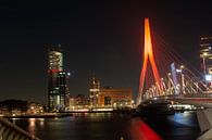 Erasmusbrücke - Rotterdam von Sebastian Stef Miniaturansicht