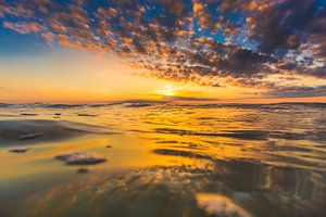Domburg surfen Sonnenuntergang 4 von Andy Troy