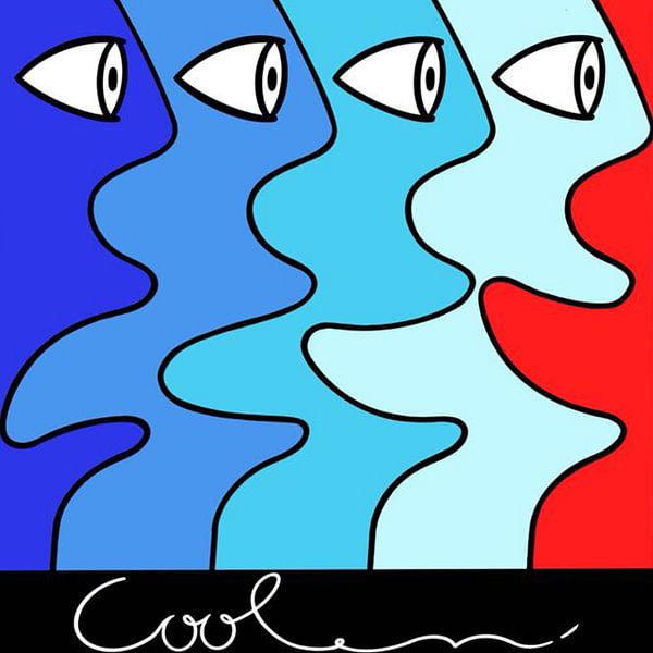 De vier gapers by Art By Coolen