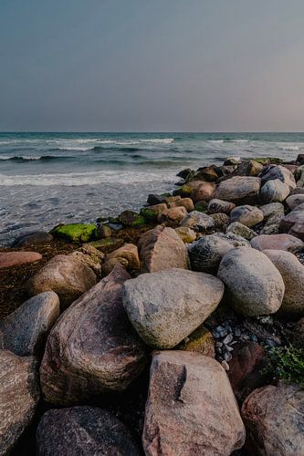 De zee van Denemarken Ebeltoft.