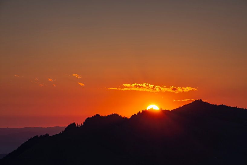 Sonnenaufgang auf dem Grossen Schwyberg von Martin Steiner