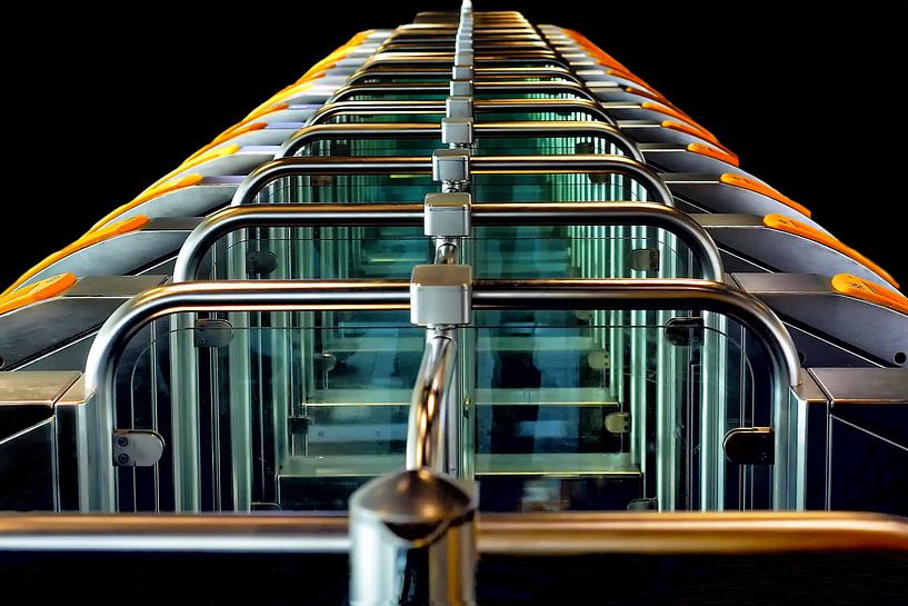 Public transport gates by Loek Lobel