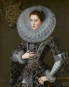 Portret van Ana de Velasco y Girón, Juan Pantoja de la Cruz - 1603