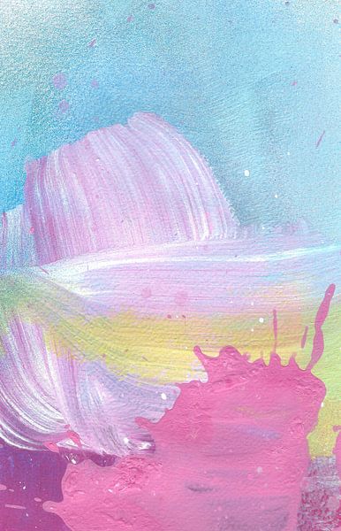 Abstract '' Dansend licht '' van Sara Haver
