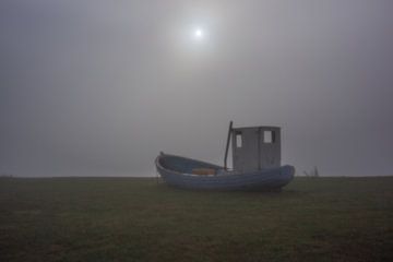 Brouillard matinal sur le Kattegat sur Petra Borsch
