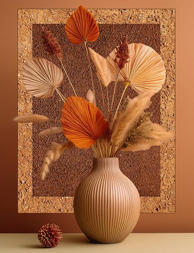 Herbstsymphonie in Terrakotta von Digital Art Studio