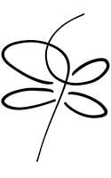 Libel - abstract, continuous line art