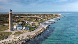 Leuchtturm „Skagen Graa Fyr“ in Jütland