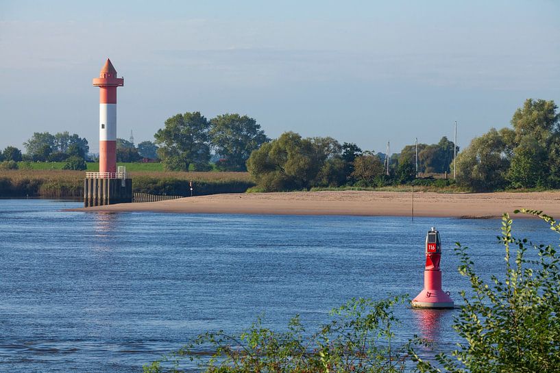 Lighthouse, Weser, Farge, Bremen by Torsten Krüger