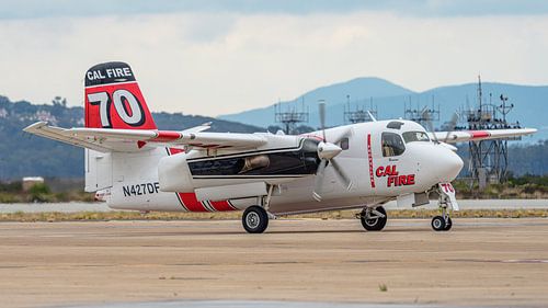 Marsh S-2F3AT Turbo Tracker firefighting aircraft. by Jaap van den Berg