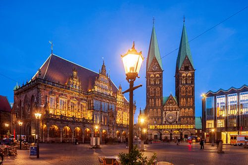 Old town hall with cathedral, Bremen
