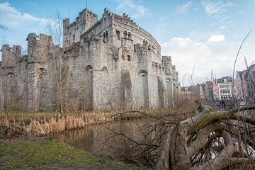 Das Schloss der Grafen in Gent von Marcel Derweduwen