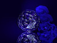 Blaue Rosen