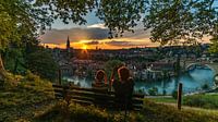 Coucher de soleil sur Berne