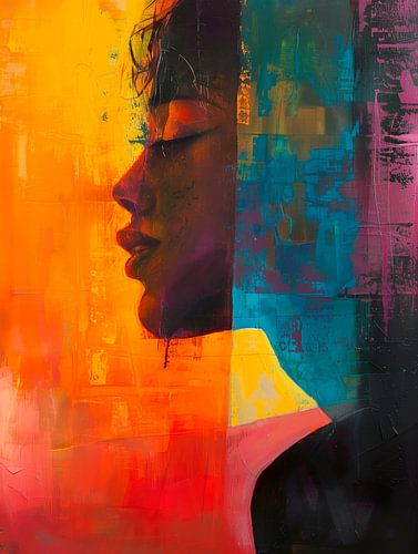 Side profile in Sunset