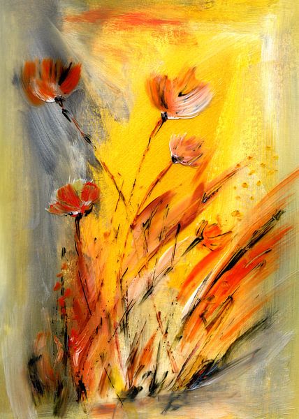 Blumen im Licht - Bloemen in het licht von Claudia Gründler