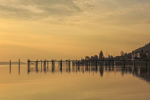 Überlingenmeer en Bodman in het ochtendlicht - Bodenmeer