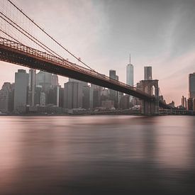 Brooklyn Bridge, New York, Verenigde Staten van Amerika van Colin Bax