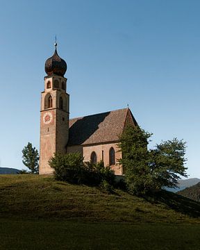Church in Dolomites Italy by Visuals by Justin